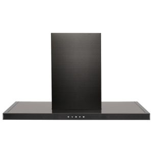 electriQ EIQSLIM90BSS 90cm Slimline Cooker Hood Black Stainless Steel RRP £189!!