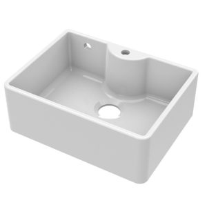 Nuie Butler Fireclay White Kitchen Sink Bowl BU13124 595 x 450mm RRP £325!!!