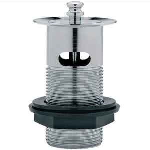 Tre Mercati 1 1/4" Brass Anti Vandal Basin Waste With Solid Plug 705B RRP £38!!