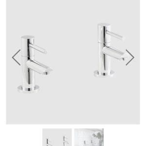 Nuie Series 2 Basin Taps In Chrome RRP £117!!!!