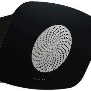 Apelson ICONCIRC80 80cm Angled Curved Vortex Cooker Hood Black RRP £149!!!