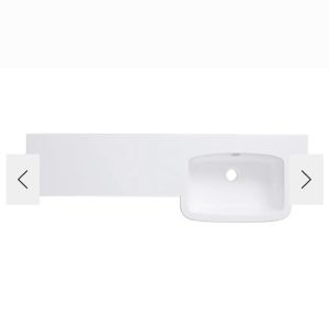 R2 Bathrooms Isocast Basin Slim Depth Right Handed IS1002SM.R RRP £439!!!