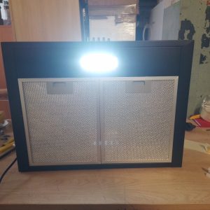 Logik L60CHDB21 60cm Chimney Cooker Hood With LED Lighting In Black RRP £89!!