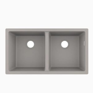 Hansgrohe S51 S510-U770 BG Silca Tec Granite 2 Bowl Sink Concrete Grey RRP £770!