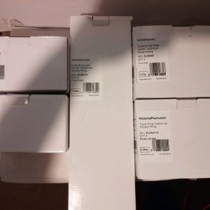 Victoria Plum 5 Piece Traditional Square Fixing Bathroom Accessory Set RRP £300+