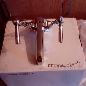 Crosswater Waldorf Monobloc Basin Mixer Tap With Pop-Up Waste Chrome RRP £435!!!