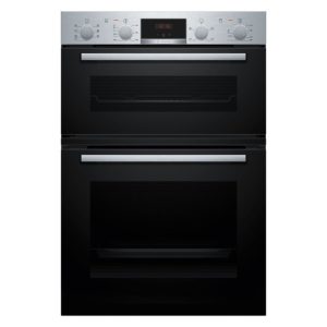 Bosch MBA533BS3B Series 4 Electric Built-In Double Oven Stainless Steel RRP £789