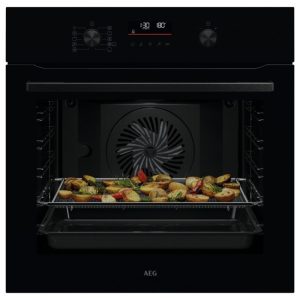AEG OS6PB50AK 6000 Series Pyrolytic Clean SenseCook Electric Oven Black RRP £699