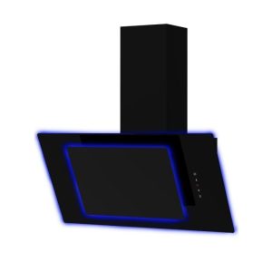 Cata Culina UBAHALO7 Black 70cm Angled Glass Cooker Hood  Touch Control RRP £199