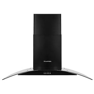 Russell Hobbs RHGCH901B-M/01 90cm Wide Black Steel & Glass Cooker Hood RRP £209!
