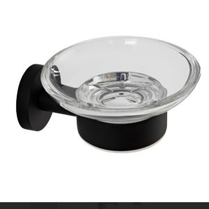 Milano Nero - Black Modern Wall Hung Soap Dish BA3002BL RRP £44!!!