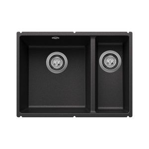 BLANCO TAIDAN 340/160-U 1.5 Left Silgranit Undermount Sink Schwarz Black RRP£429