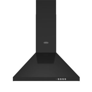 Belling 444411681 BEL CHIM 603PYR BLK  60cm Chimney Cooker Hood Black RRP £369!