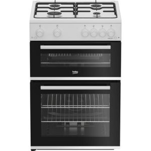Beko FTG6201W Gas Cooker with Gas Hob 60cm Free Standing White RRP £479!! GRADED
