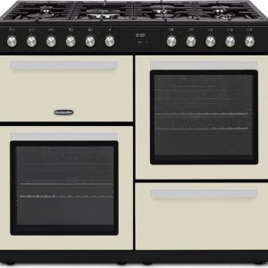 Montpellier MDFRC100C 100cm Dual Fuel Range Cooker Cream & Chrome 7 Hob RRP £999
